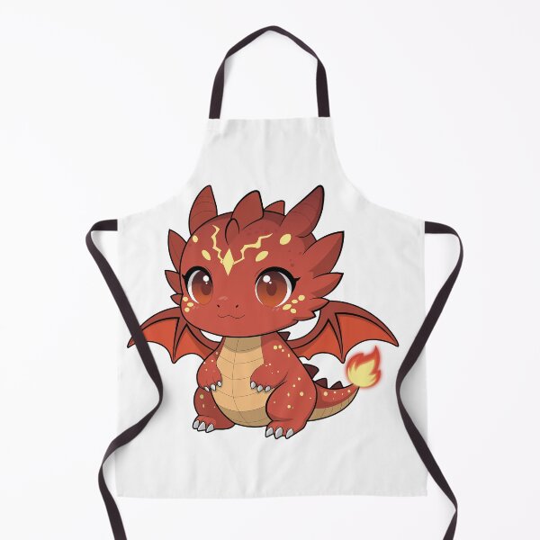 Item preview, Cute Chibi Fire Dragon – Kawaii Baby Dragon designed and sold by RyanBelandres.