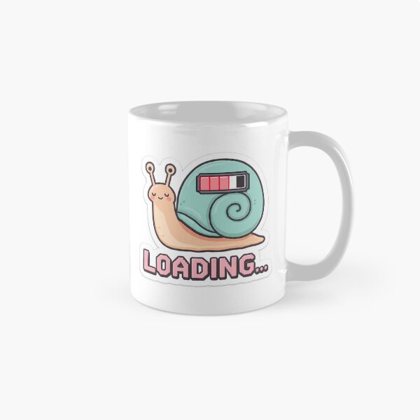 Item preview, Funny Loading Snail Patience Quote Sticker designed and sold by etuvibes.