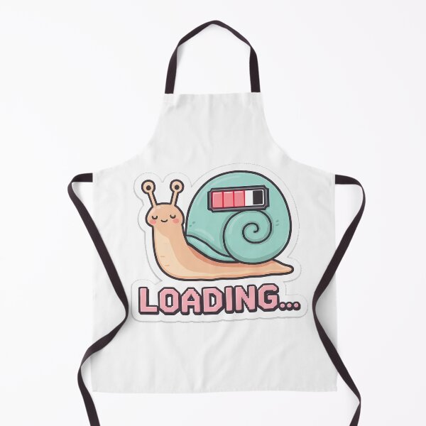 Item preview, Funny Loading Snail Patience Quote Sticker designed and sold by etuvibes.