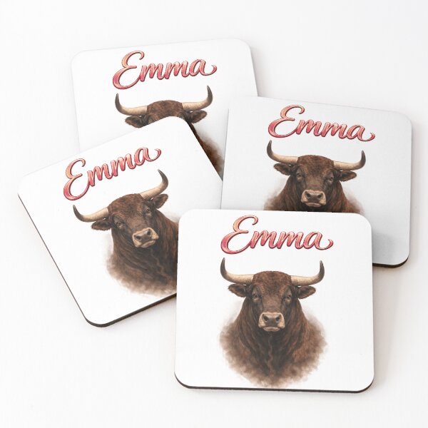 Item preview, Emma Ox Zodiac — Strength, Patience and Reliability of the Chinese Ox designed and sold by AlexLineArt.