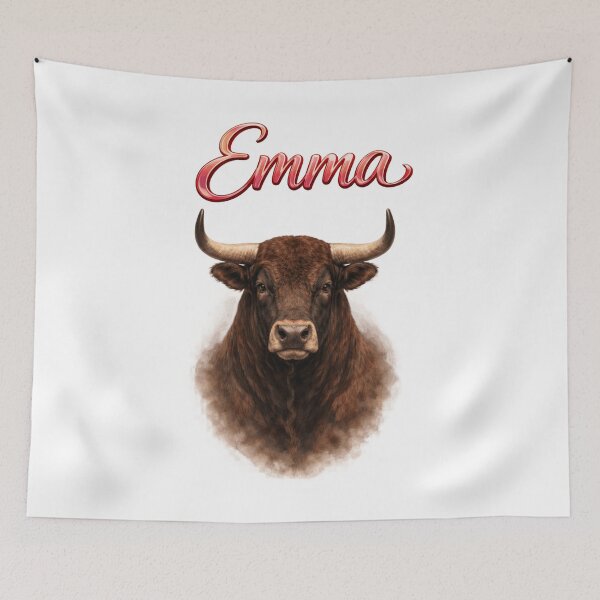 Item preview, Emma Ox Zodiac — Strength, Patience and Reliability of the Chinese Ox designed and sold by AlexLineArt.