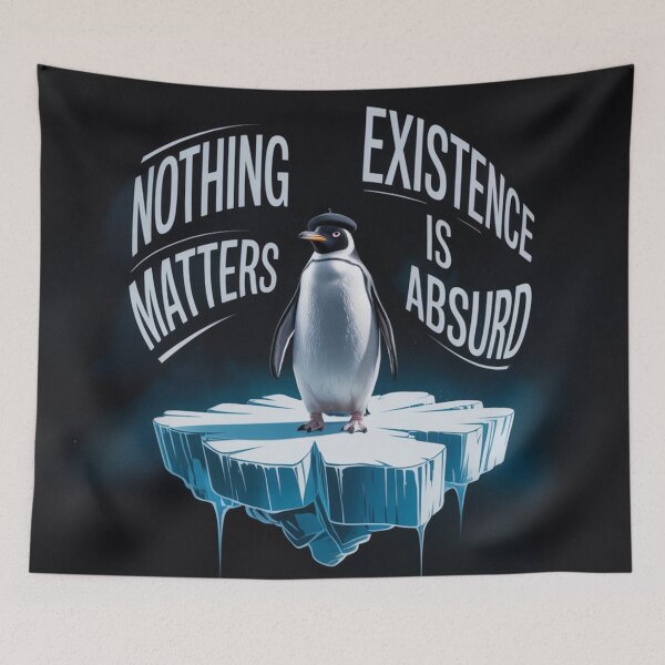 Item preview, Nihilist Penguin – Nothing Matters Streetwear T-Shirt designed and sold by DesignShirt900.