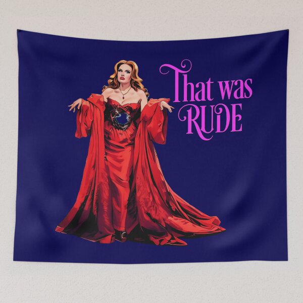 Item preview, That Was Rude designed and sold by Smile More Art Store ⭐️⭐️⭐️⭐️⭐️.