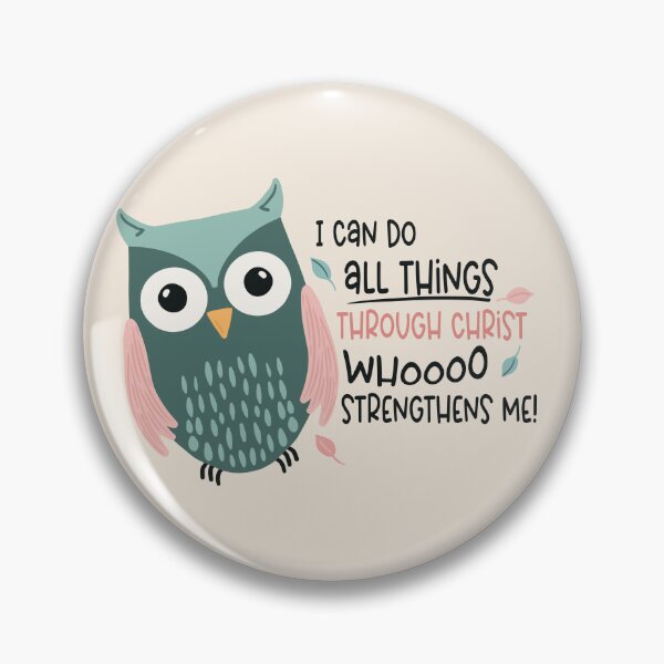 Item preview, All things through Christ designed and sold by Willow & Grace Designs.