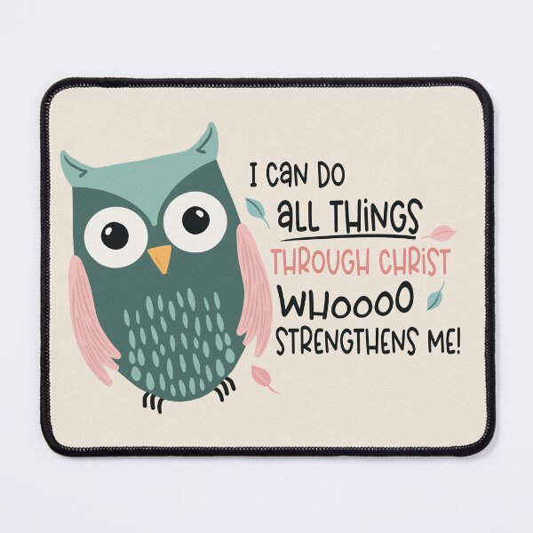 Item preview, All things through Christ designed and sold by Willow & Grace Designs.
