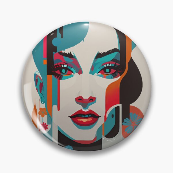 Item preview, geometric face designed and sold by Cylevieart.