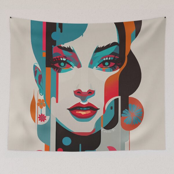 Item preview, geometric face designed and sold by Cylevieart.