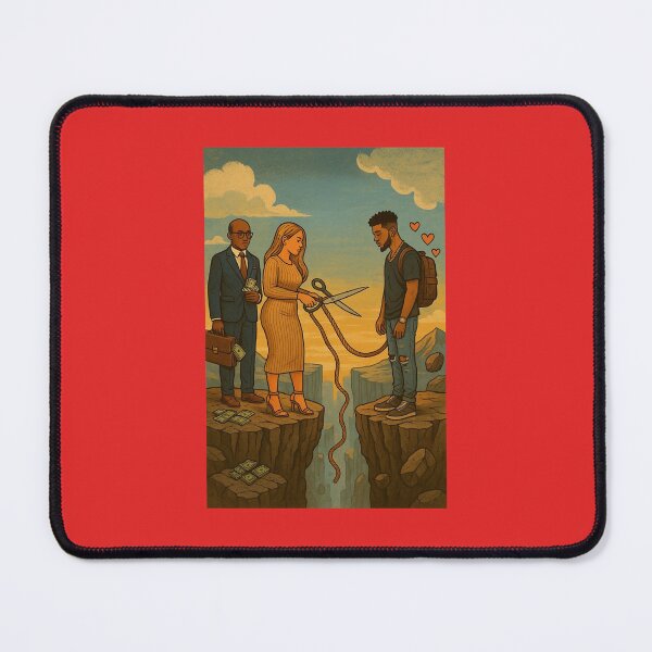 Item preview, Cutting Toxic Ties - Surrealist Illustration about Choices and Liberation designed and sold by ARTGENERATESART.