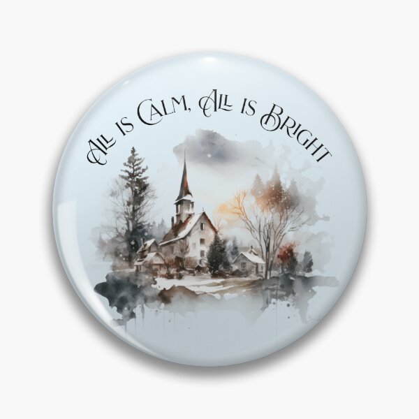 Item preview, All is Calm All is Bright Christmas designed and sold by Sachie's Studio.