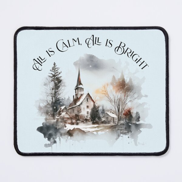 Item preview, All is Calm All is Bright Christmas designed and sold by Sachie's Studio.
