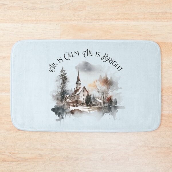 Item preview, All is Calm All is Bright Christmas designed and sold by Sachie's Studio.