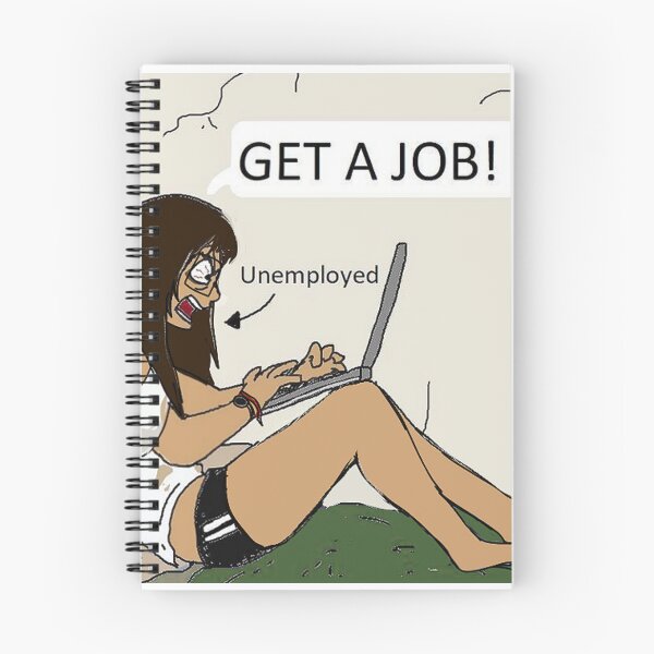 Item preview, GET A JOB designed and sold by Rye Bread.