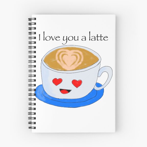 Item preview, Love you a latte designed and sold by ladyloo16.