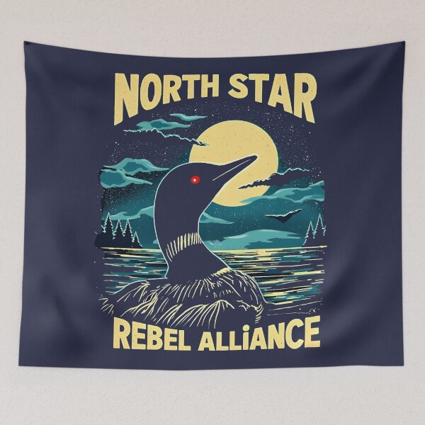 Item preview, Minnesota Rebel North Star Rebel Alliance Loon Art designed and sold by Uglyandcute.
