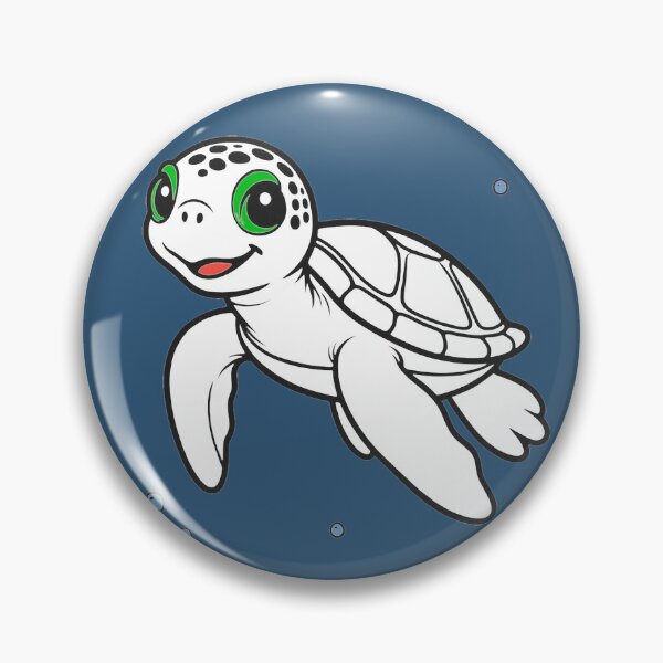 Item preview, Turtle Swimming Under The Sea - Desaturated Blue Ocean designed and sold by Beachy.