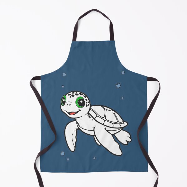 Item preview, Turtle Swimming Under The Sea - Desaturated Blue Ocean designed and sold by Beachy.