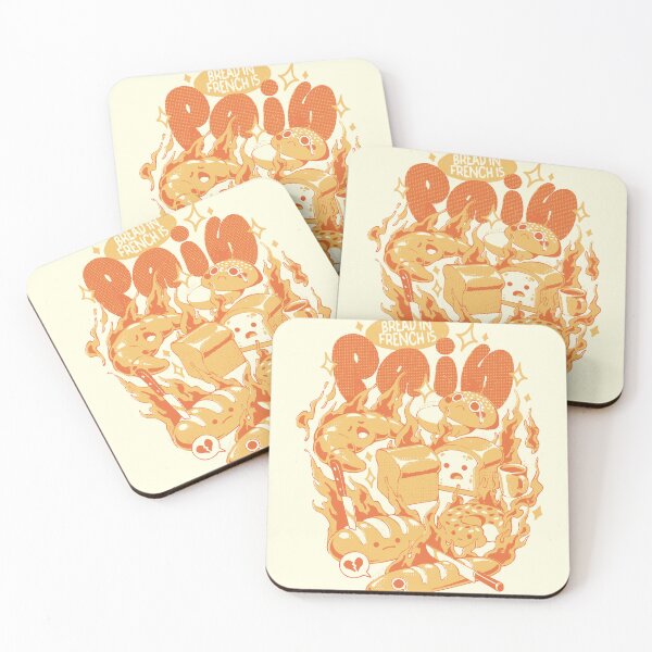 Item preview, Bread in French Is Pain – Dark Humor Wordplay Art designed and sold by New-Blood.