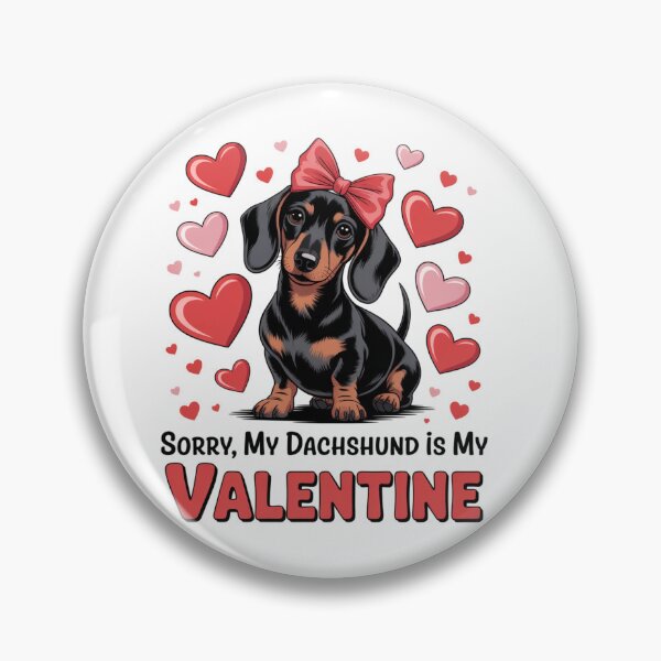 Item preview, Dachshund Love My Valentine Dog Lover Pet Owner designed and sold by ZACK ART.