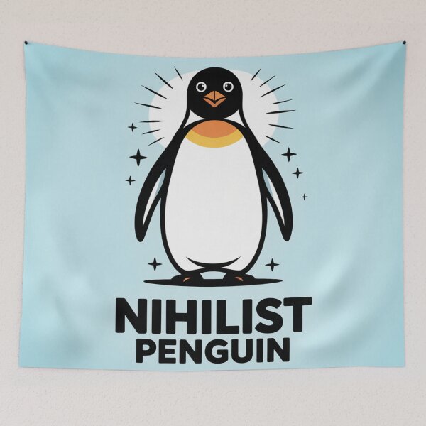 Item preview, Nihilist Penguin – Nothing Matters Streetwear T-Shirt designed and sold by DesignShirt900.