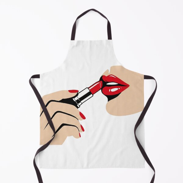 Item preview, Pop Art Glamour: Red Lipstick Application designed and sold by Simple Graphics.
