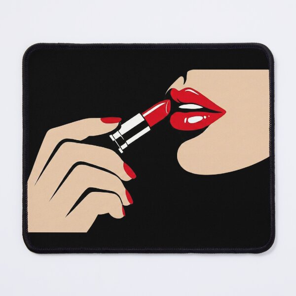 Item preview, Pop Art Glamour: Red Lipstick Application designed and sold by Simple Graphics.