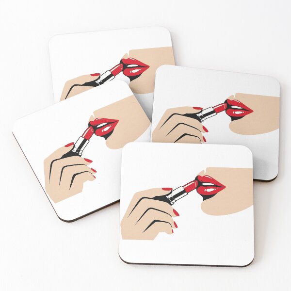 Item preview, Pop Art Glamour: Red Lipstick Application designed and sold by Simple Graphics.