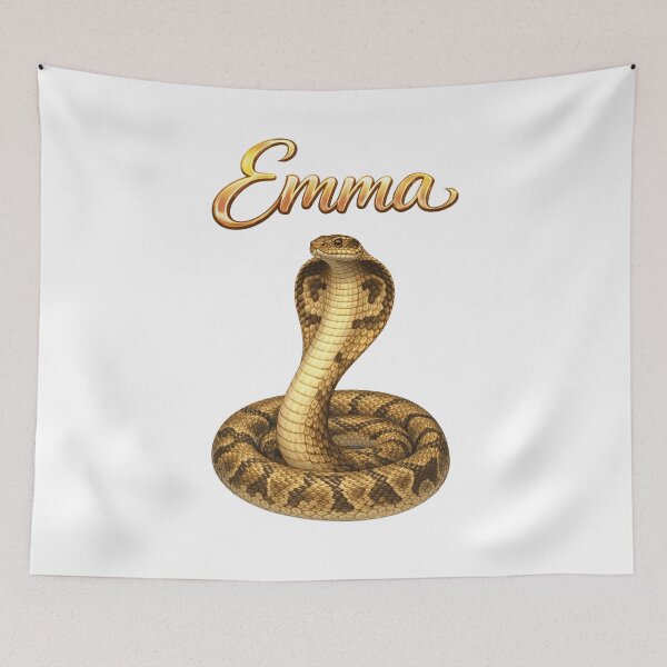 Item preview, Emma Snake Zodiac — Wisdom, Intuition and Elegance of the Chinese Snake designed and sold by AlexLineArt.