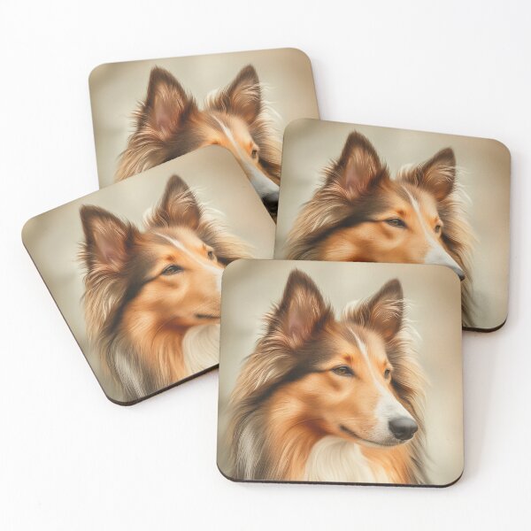 Item preview, Rough Collie Portrait designed and sold by PetsArt.