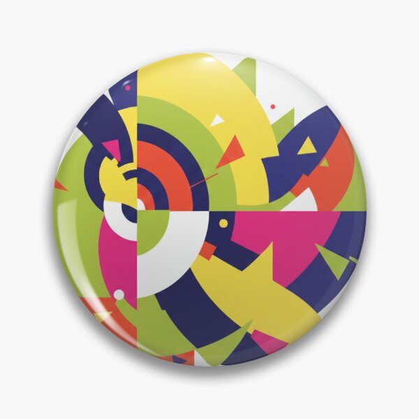 Item preview, Bold Abstract Modern Shapes – Dynamic Color Balance designed and sold by IvanLencinaArt.