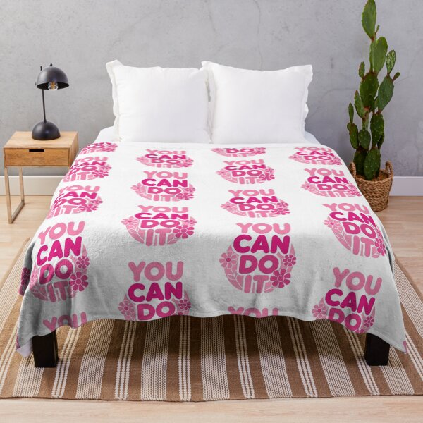 Item preview, You Can Do It Pink Motivation Design designed and sold by MonkiFlipp.