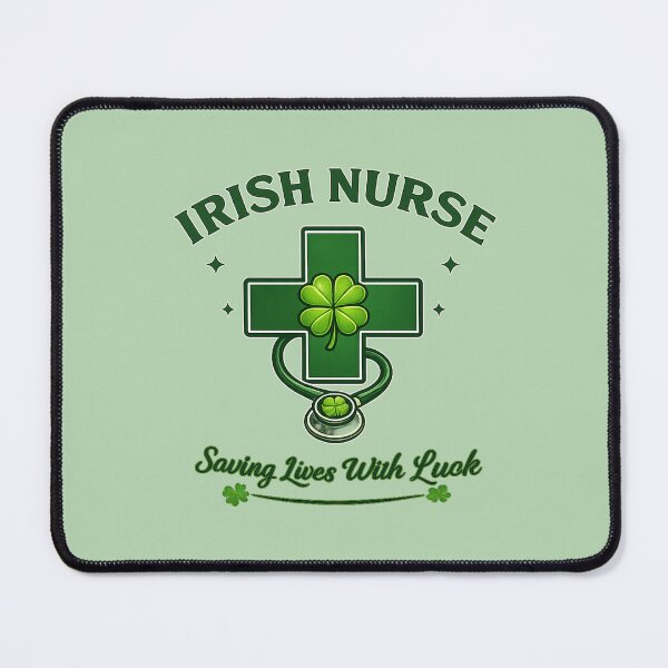 Item preview, Irish Nurse Pride – Shamrock Cross St. Patrick's Day designed and sold by PunchDrop.