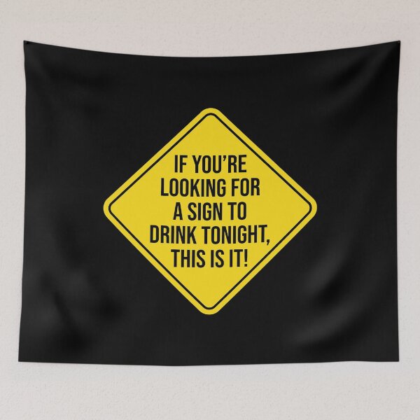 Item preview, drink road sign designed and sold by Captain Banjo.