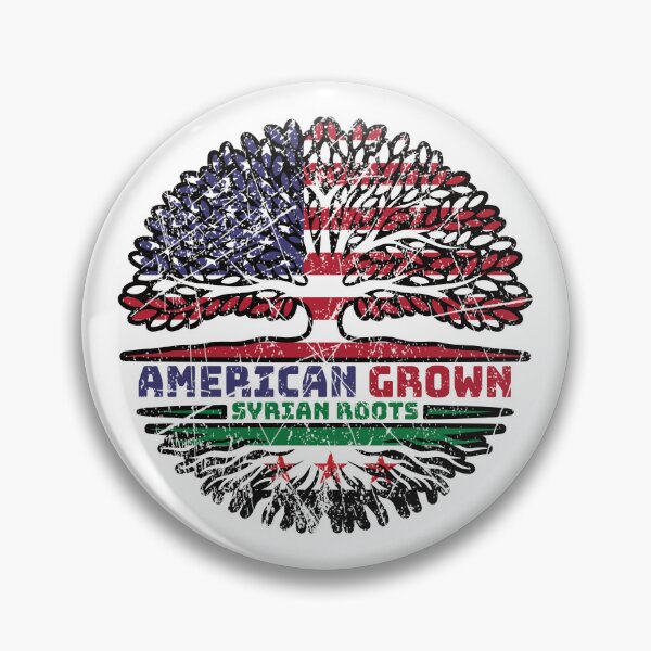 Item preview, American Grown With Syrian Roots designed and sold by FlagX.