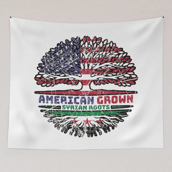 Item preview, American Grown With Syrian Roots designed and sold by FlagX.