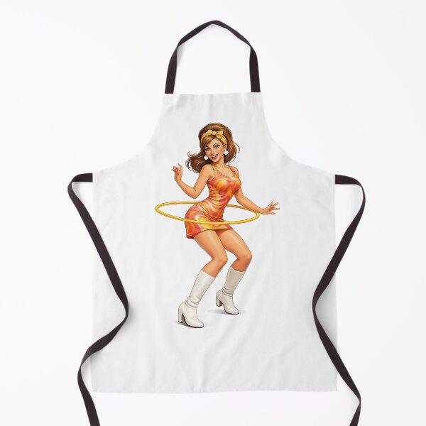 Item preview, 60s Hip Girl Hula Hooping designed and sold by PIXEL POP DESIGNS - Beyond the Norm!.