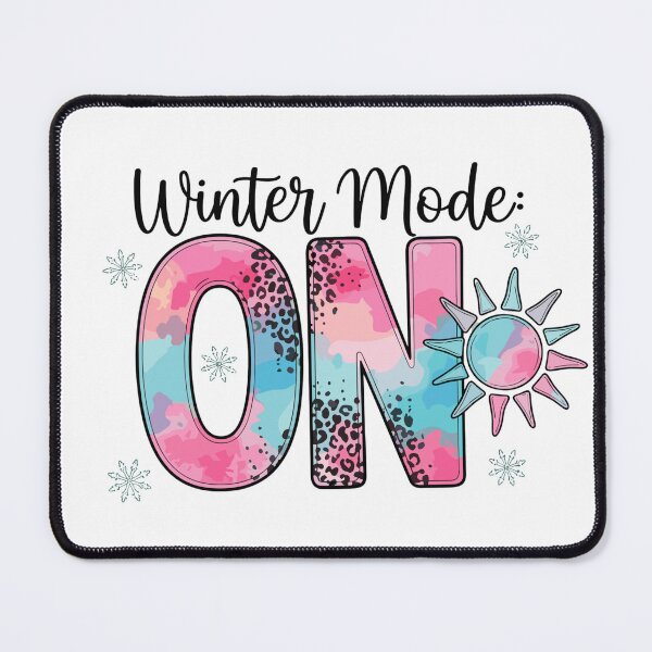 Item preview, winter mode on cozy pastel snow style designed and sold by BazStudiodesign.