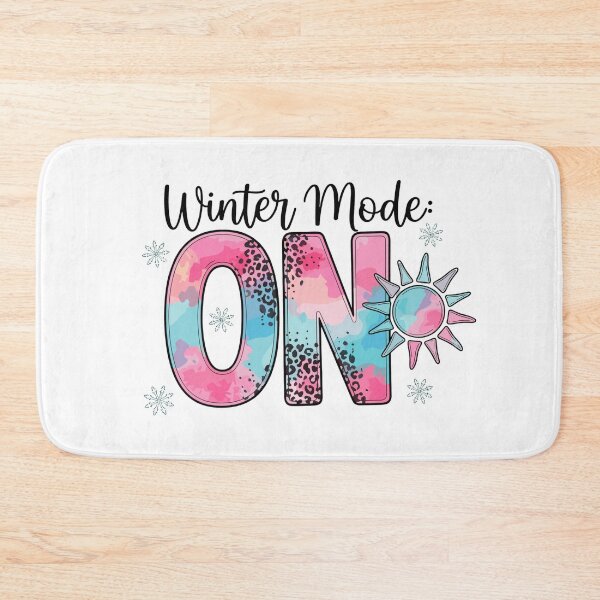 Item preview, winter mode on cozy pastel snow style designed and sold by BazStudiodesign.