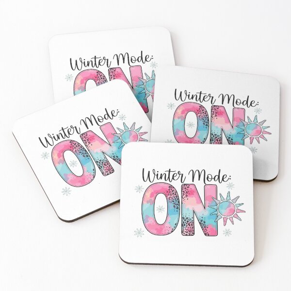 Item preview, winter mode on cozy pastel snow style designed and sold by BazStudiodesign.