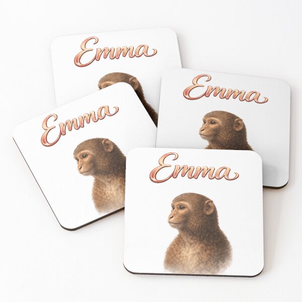Item preview, Emma Monkey Zodiac — Intelligence, Curiosity and Playful Wisdom of the Chinese Monkey designed and sold by AlexLineArt.