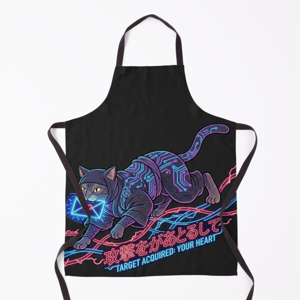 Item preview, Cyber Ninja Cat Letter Carrier: Ukiyo-e Logistics Speedster designed and sold by Thaivi Design.