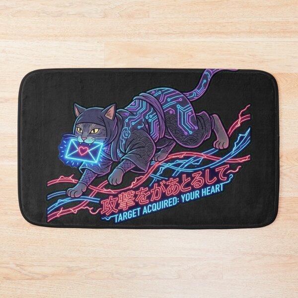 Item preview, Cyber Ninja Cat Letter Carrier: Ukiyo-e Logistics Speedster designed and sold by Thaivi Design.