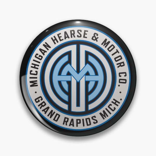Item preview, Michigan Hearse vintage car logo designed and sold by Hahnel Studio.