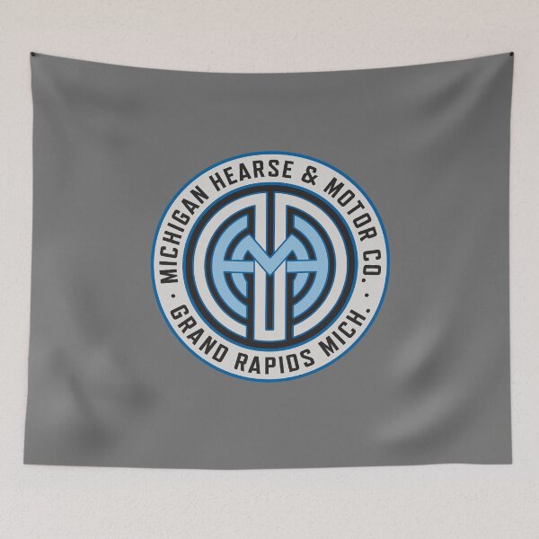 Item preview, Michigan Hearse vintage car logo designed and sold by Hahnel Studio.