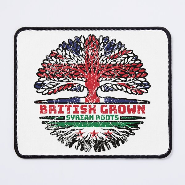 Item preview, British Grown With Syrian Roots designed and sold by FlagX.