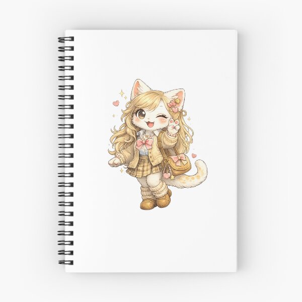 Item preview, Gyaru Cat Kawaii Art – Cute Anime Style White Cat Illustration, Japanese Fashion Cartoon, Pastel Aesthetic Design designed and sold by Paws-nd-Prints.