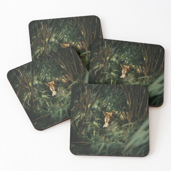 Item preview, A curious Shiba Inu exploring a bamboo forest, Dogs in Motion designed and sold by CDC40.