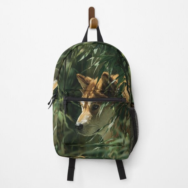 Item preview, A curious Shiba Inu exploring a bamboo forest, Dogs in Motion designed and sold by CDC40.