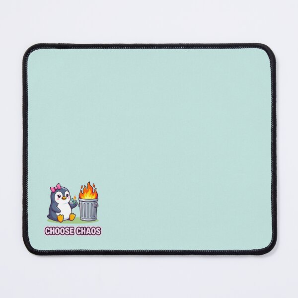 Item preview, Choose Chaos Cute Penguin Starting Dumpster Fire designed and sold by WildCute.