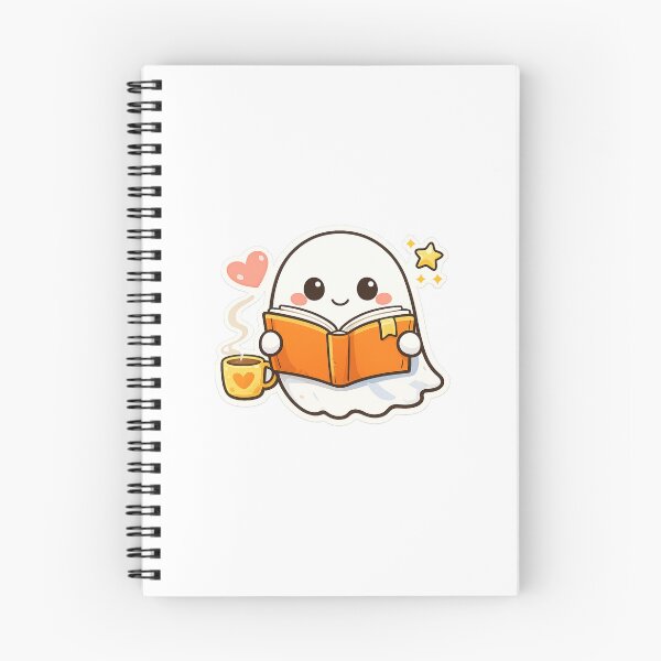 Item preview, Cute Reading Ghost designed and sold by Wei Tees.