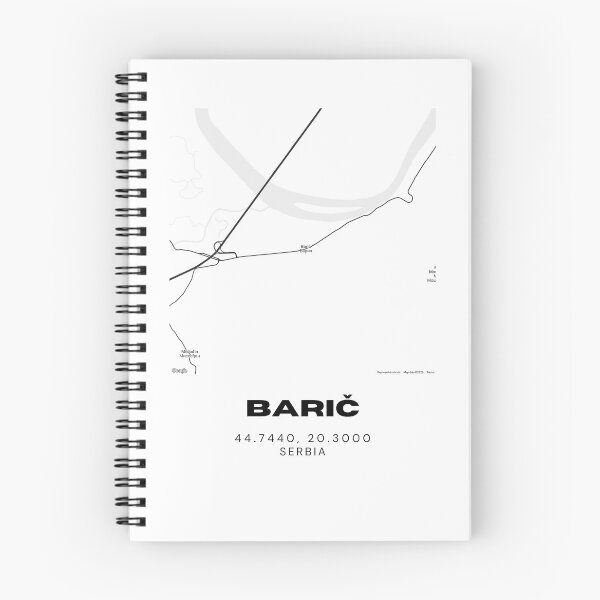 Item preview, Barič Serbia Map Print | Minimalist City Road Map Wall Art designed and sold by RM-Journey.
